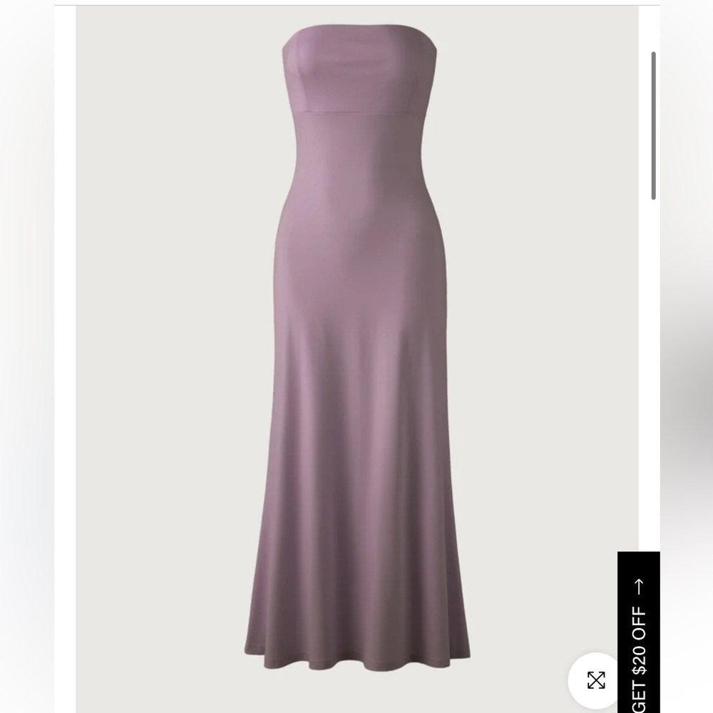 OGL Contour Tube Maxi Dress - Taro Purple